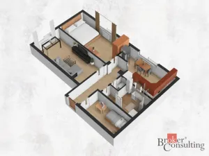 Prodej bytu 3+1, Praha - Modřany, Mráčkova, 62 m2