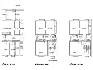 Prodej vícegeneračního domu, Brno - Židenice, Chudobova, 280 m2