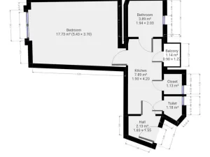 Pronájem bytu 1+1, Praha - Vinohrady, Na Folimance, 33 m2