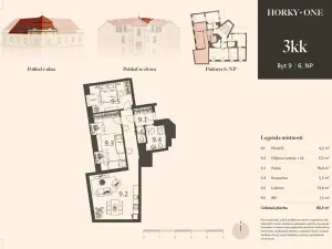 Prodej bytu 3+kk, Praha - Nusle, V Horkách, 81 m2
