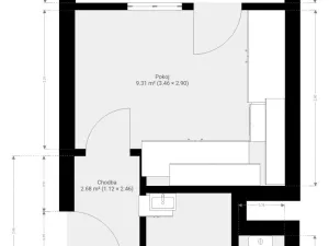 Pronájem bytu 1+1, Šlapanice, Brněnská, 32 m2