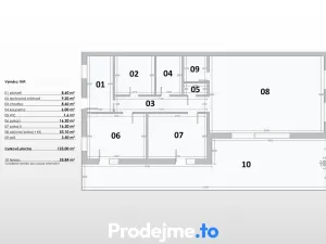 Prodej rodinného domu, Hevlín, 182 m2