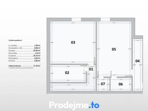 Prodej rodinného domu, Hevlín, 182 m2