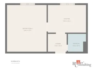 Prodej bytu 1+1, Kladno - Kročehlavy, U výtopny, 28 m2