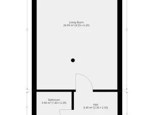 Pronájem bytu 1+kk, Praha, Trmická, 36 m2