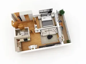 Prodej bytu 2+kk, Praha - Prosek, Novoborská, 43 m2