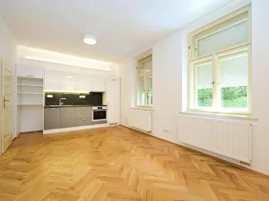 Pronájem bytu 1+kk, Praha - Smíchov, Na Březince, 32 m2