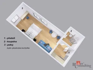 Prodej bytu 1+kk, Rokytnice nad Jizerou - Dolní Rokytnice, 32 m2