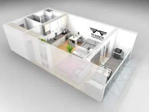 Pronájem bytu 1+kk, Praha - Střížkov, Roudnická, 36 m2