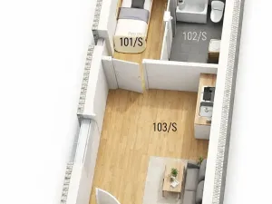 Prodej bytu 1+kk, Brno, Karlova, 25 m2