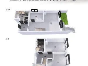 Prodej bytu 4+kk, Brno, Košuličova, 119 m2