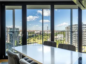 Pronájem bytu 3+kk, Praha - Žižkov, Ke kapslovně, 96 m2