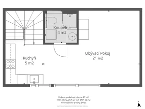 Prodej komerční nemovitosti, Praha, V Podbabě, 90 m2