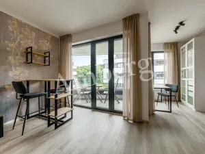 Pronájem bytu 1+kk, Praha - Karlín, U Sluncové, 33 m2