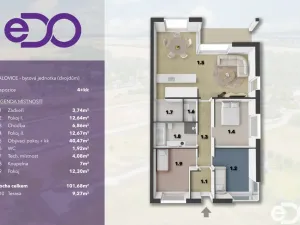 Prodej rodinného domu, Dalovice, 102 m2