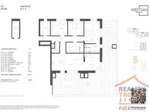 Prodej bytu 4+1, Hradec Králové, Pod Zámečkem, 132 m2