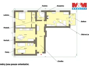 Pronájem bytu 3+1, Mariánské Lázně, Třebízského, 67 m2