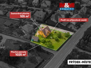 Prodej rodinného domu, Frýdek-Místek - Frýdek, Bruzovská, 250 m2
