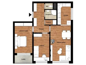 Prodej bytu 3+kk, Praha - Kamýk, Machuldova, 64 m2