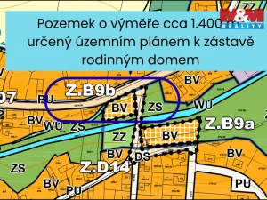 Prodej pozemku pro bydlení, Veliny, 1402 m2