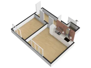 Pronájem bytu 2+kk, Praha - Žižkov, Jeseniova, 50 m2