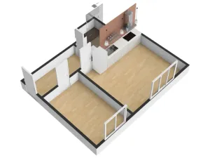 Pronájem bytu 2+kk, Praha - Žižkov, Jeseniova, 50 m2