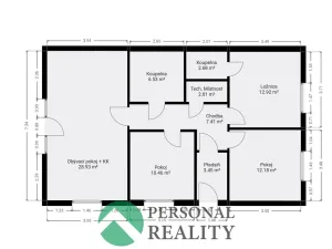Prodej rodinného domu, Kralupy nad Vltavou, Nad Rybníkem, 85 m2
