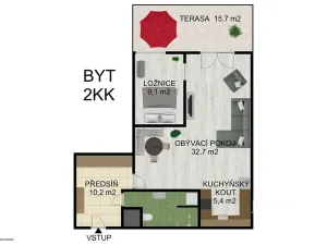Pronájem bytu 2+kk, Písek, Janotova, 85 m2