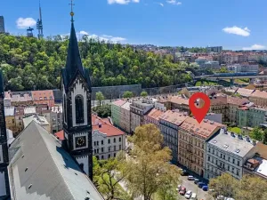 Prodej bytu 1+kk, Praha - Karlín, Peckova, 77 m2