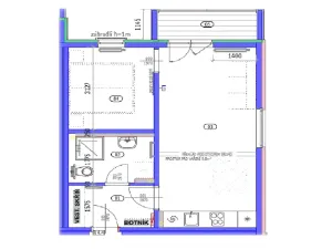 Pronájem bytu 2+kk, Mohelnice, Za Penzionem, 44 m2