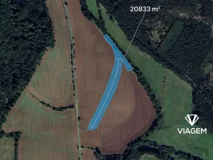 Prodej pole, Vlkančice, 20833 m2
