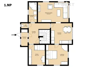 Prodej vícegeneračního domu, Hořice na Šumavě, 160 m2