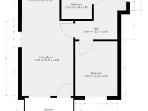 Pronájem bytu 2+kk, Praha - Strašnice, Strančická, 49 m2