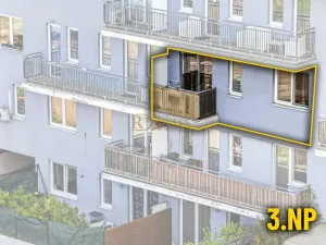 Prodej bytu 2+kk, Praha - Michle, Novobohdalecká, 40 m2