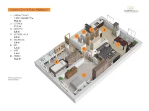 Prodej bytu 3+1, Praha - Nusle, Družstevní ochoz, 74 m2