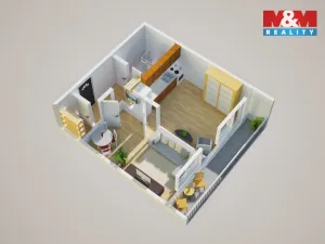 Prodej bytu 1+1, Teplice - Trnovany, Maršovská, 41 m2