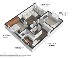 Prodej bytu 3+1, Stráž pod Ralskem, Mimoňská, 70 m2