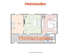 Pronájem bytu 2+1, Ostrava - Poruba, 17. listopadu, 56 m2