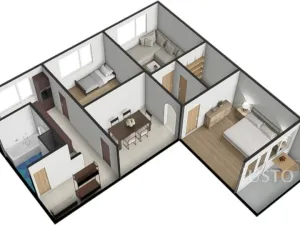 Prodej bytu 3+1, Strakonice - Strakonice I, Sídliště 1. máje, 74 m2