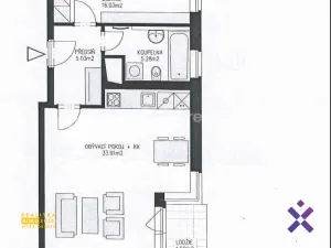 Prodej bytu 2+kk, Praha - Hostivař, Rižská, 58 m2