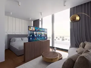 Prodej bytu 1+kk, Taqah, Omán, 46 m2