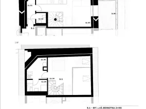 Pronájem bytu 2+kk, Písek, Gregorova, 76 m2