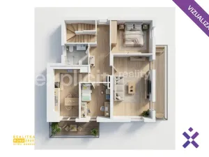 Pronájem bytu 3+1, Zlín, Jiráskova, 78 m2