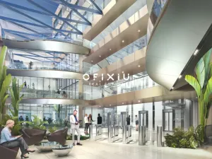 Pronájem kanceláře, Praha - Michle, Vyskočilova, 1000 m2