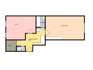 Pronájem bytu 2+kk, Praha - Kobylisy, Čimická, 61 m2