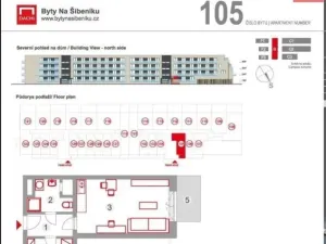 Pronájem bytu 1+kk, Olomouc, Třída Jiřího Pelikána, 35 m2