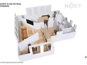 Pronájem bytu 2+kk, Šumperk, Dobrovského, 67 m2