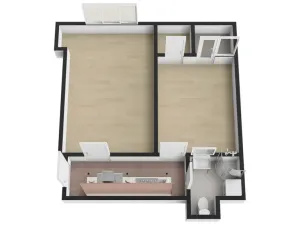 Prodej bytu 2+1, Praha - Žižkov, Jeseniova, 45 m2