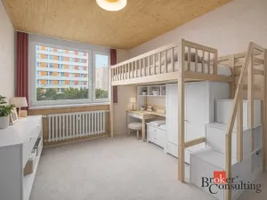 Pronájem bytu 3+kk, Teplice - Trnovany, Hlávkova, 54 m2