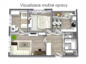 Prodej bytu 2+1, Ostrava - Výškovice, Lumírova, 65 m2